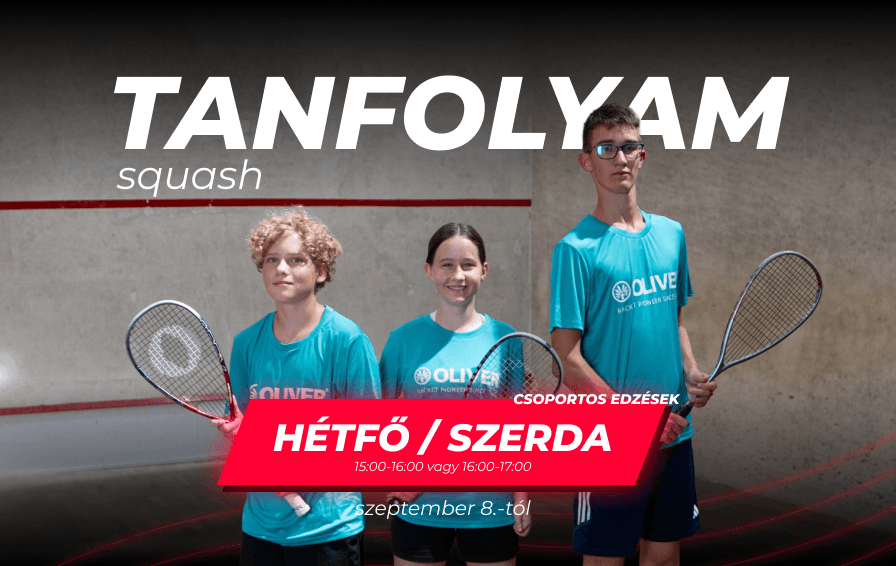 Squash Tanfolyam 2025-2026